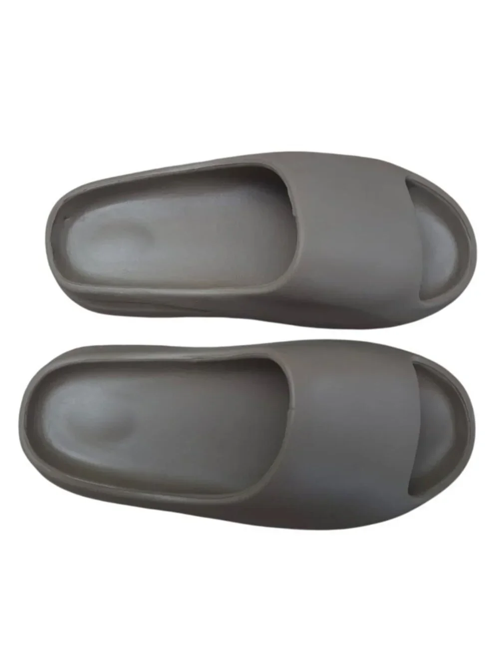 Foam Slides Gray Unisex Open Toe Slip On Sandals Lightweight Comfort Shoes. - Picture 5 of 7
